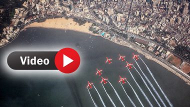 Mumbai Air Show Video: मुंबई एयर शो में भारतीय वायुसेना ने दिखाई ताकत, आसमान में गरजे लड़ाकू विमान, वीडियो में हवाई करतब