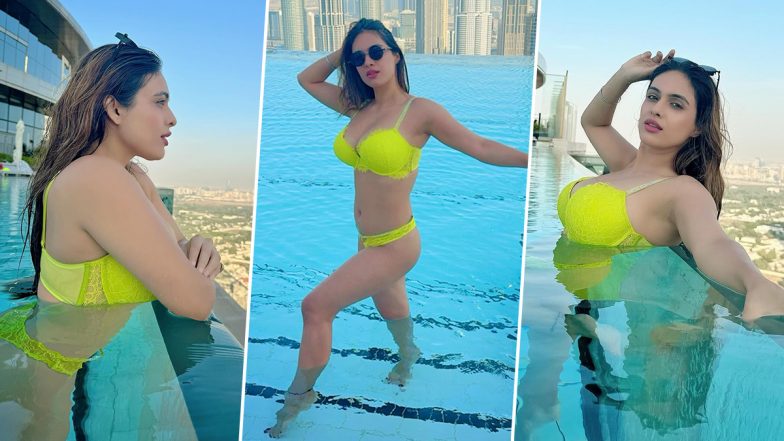 भोजपुरी एक्ट्रेस Neha Malik ने सिजलिंग बिकनी पहन स्विमिंग पूल में लगाई आग, एक्ट्रेस की बोल्डनेस ने यूजर्स के उड़ाए होश (View Pics)