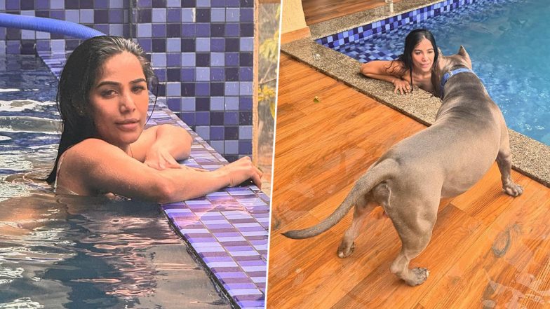 Poonam Pandey ने सेक्सी बिकनी पहन स्विमिंग पूल में लगाए गोते, एक्ट्रेस की हॉटनेस देख यूज़र्स का छूटा पसीना (View Pics and Watch Video)