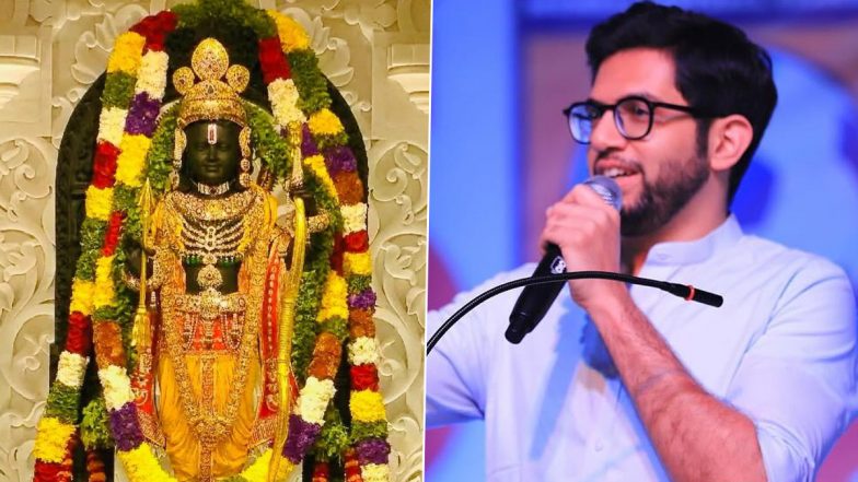 Aaditya Thackeray Posts Ram Lalla Idol Photo: प्राण प्रतिष्ठा दिवस पर आदित्य ठाकरे ने इंस्टाग्राम पर पोस्ट की राम लला की मूर्ति की तस्वीर, कैप्शन में लिखा; बालासाहेब ठाकरे का सपना साकार