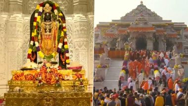 Ram Mandir Darshan: अयोध्या में रामलला के दर्शन के लिए भक्तों की उमड़ी भीड़, करीब 3 लाख श्रद्धालुओं ने भगवन राम का लिया आशीर्वाद- Video