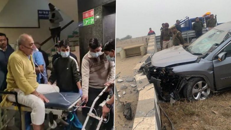Manvendra Singh Car Accident: राजस्थान में कार हादसे में पूर्व केंद्रीय मंत्री जसवंत सिंह की बहू चित्रा की मौत, बेटा मानवेंद्र जख्मी (View Pics And Video)