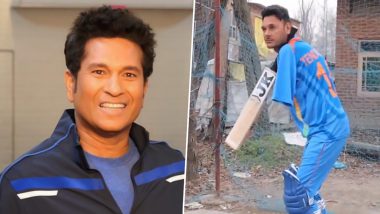 Sachin Tendulkar: अनंतनाग के दिव्यांग क्रिकेटर अमीर हुसैन लोन का क्रिकेट के प्रति समर्पण से सचिन तेंदुलकर हुए प्रभावित, मिलने की इच्छा की जाहिर, देखें Tweet