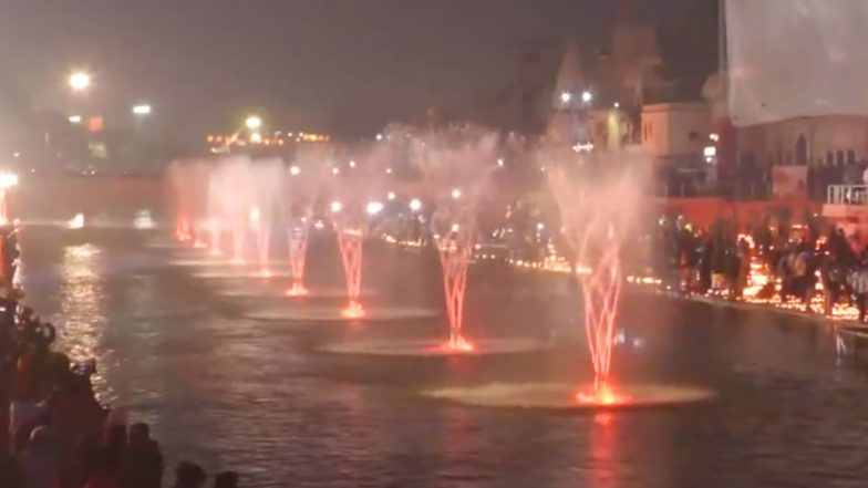 Saryu Ghat Deepotsav Video: राम मंदिर प्राण प्रतिष्ठा के बाद सरयू घाट पर दीपोत्सव, बड़ी संख्या में श्रद्धालु हुए शामिल