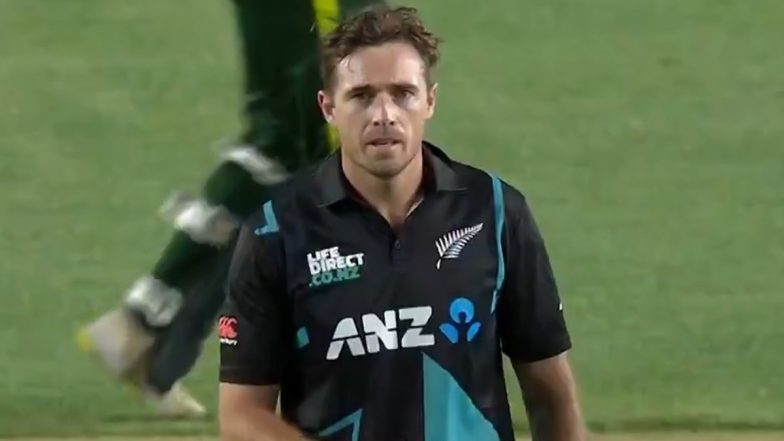 Tim Southee Milestone: पाकिस्तान के खिलाफ पहले मुकाबले में टी20 इंटरनेशनल में 150 विकेट लेने वाले पहले गेंदबाज बने टिम साउदी