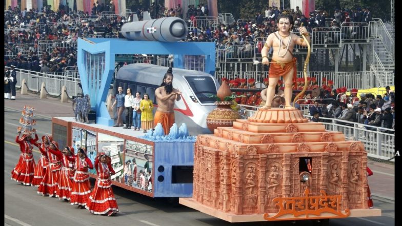 Republic Day UP Tableau: अयोध्या से आकाश तक! रामलला से लेकर ब्रह्मोस तक, यूपी की गणतंत्र दिवस झांकी में नए भारत की झलक