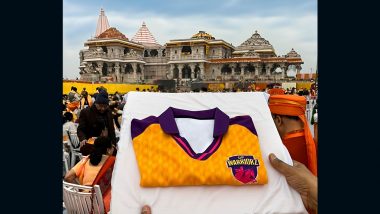 UP Warriorz Unveil New Jersey: WPL के आगामी सत्र से पहले अयोध्या के राम मंदिर प्राण प्रतिष्ठा को डेडिकेट करते हुए यूपी वारियर्स ने जारी की न्यू जर्सी, देखें Photo