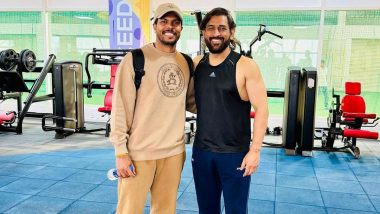 Umesh Yadav Meets MS Dhoni: उमेश यादव ने जिम में की एमएस धोनी से मुलाकात, स्टार गेंदबाज ने कैप्टेन कूल के साथ शेयर की तस्वीर, कैप्शन देख हो जाएंगे खुश