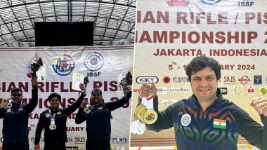 Asian Rifle/Pistol Championship 2024: योगेश सिंह ने मेंस 25 मीटर सेंटर फायर पिस्टल इंडिविजुअल मुकाबले में जीता गोल्ड मेडल, तो टीम कॉम्पिटिशन में इन दिग्गजों ने स्वर्ण मेडल पर किया कब्ज़ा