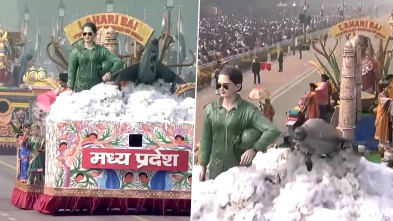 Republic Day 2024: देश की पहली महिला फाइटर पायलट अवनी चतुर्वेदी... MP की झांकी में सबसे आगे लगी तस्वीर