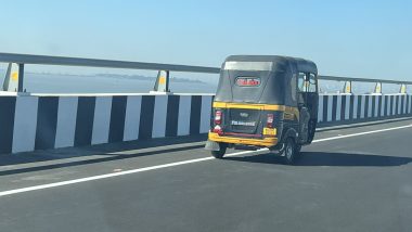 Auto Spotted On Atal Setu: ऑटो की नो एंट्री, फिर भी अटल सेतु पर दिखा तिपहिया वाहन