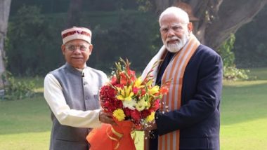 PM Modi Met The Governor Of Himachal Pradesh: हिमाचल प्रदेश के राज्यपाल ने प्रधानमंत्री से मुलाकात की, ग्रामीण बुनियादी ढांचे को मजबूत करने पर चर्चा की