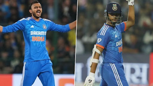 Latest ICC T20 Ranking: अक्षर पटेल और यशस्वी जायसवाल ने आईसीसी टी20 रैंकिंग में लगाई लंबी छलांग, टॉप 10 में हुए शामिल