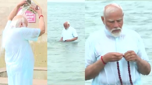 PM Modi Video: 22 कुंडों से स्नान, समुद्र में डुबकी, फिर मंदिर में पूजा, PM मोदी ने पूरी की शुद्धिकरण की प्रक्रिया