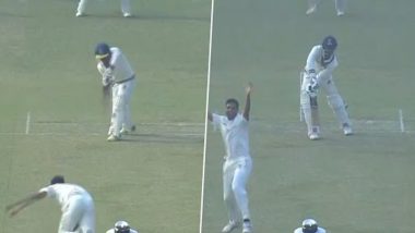 Bhuvneshwar Kumar Five Wicket Haul: भुवनेश्वर कुमार ने फर्स्ट क्लास क्रिकेट में मचाया कोहराम, 6 साल बाद झटके पांच विकेट, देखें वीडियो