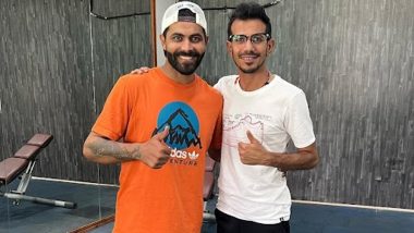 Chahal With Ravindra Jadeja: एनसीए में रवींद्र जड़ेजा के साथ जिम करने पहुंचे युजवेंद्र चहल, खुबसूरत कैप्शन के साथ शेयर की ने फोटो