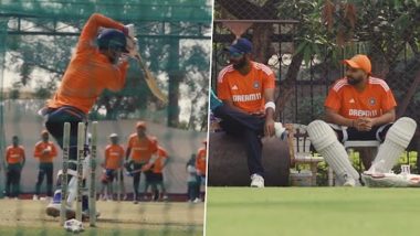 Team India Practice In Hyderabad: इंग्लैंड के खिलाफ पहले टेस्ट के लिए हैदराबाद में टीम इंडिया के स्टार्स ने जमकर बहाया पसीना, देखें वीडियो