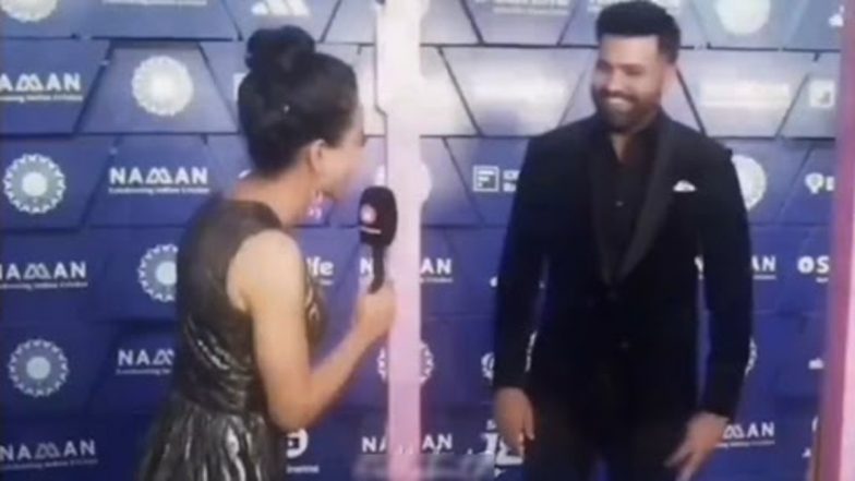 Rohit Imitates Kohli- Dhoni: बीसीसीआई अवार्ड समारोह में रोहित शर्मा ने विराट कोहली और एमएस धोनी की नकल की, देखें वीडियो