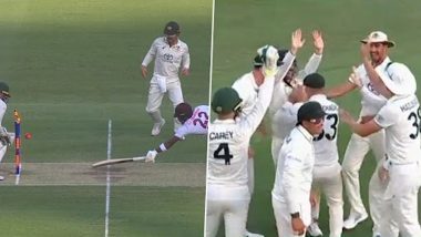 Travis Head Brilliant Fielding: वेस्टइंडीज के खिलाफ दूसरे टेस्ट में स्ट्राइकर एंड पर ट्रैविस हेड ने फील्ड की बॉल, तेजी से विकेट पर मार बल्लेबाज को किया आउट, देखें शानदार वीडियो