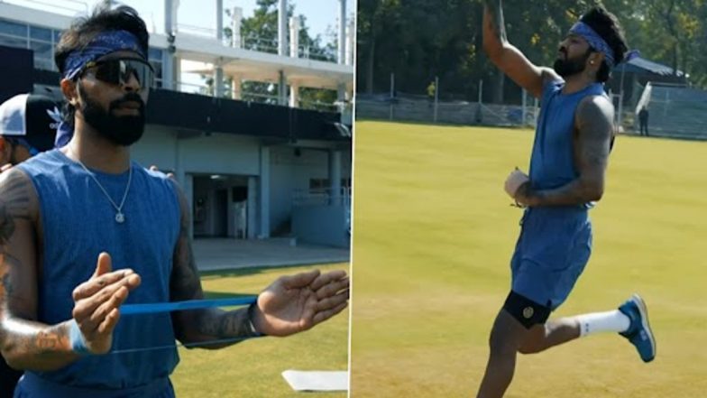 Hardik Pandya Bowling Practice: आगामी आईपीएल सत्र से पहले गेंदबाजी में हार्दिक पंड्या ने शुरू की गेंदबाजी प्रैक्टिस, कप्तान के तौर पर MI में करेंगे वापसी, देखें वीडियो
