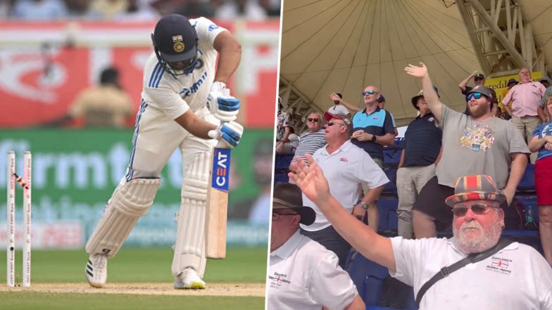 Barmy Army Teases Rohit Sharma Video: 'बाय बाय रोहित', भारतीय कप्तान के आउट होने के बाद इंग्लैंड की बार्मी आर्मी ने गाना गाकर चिढ़ाया, देखें वीडियो
