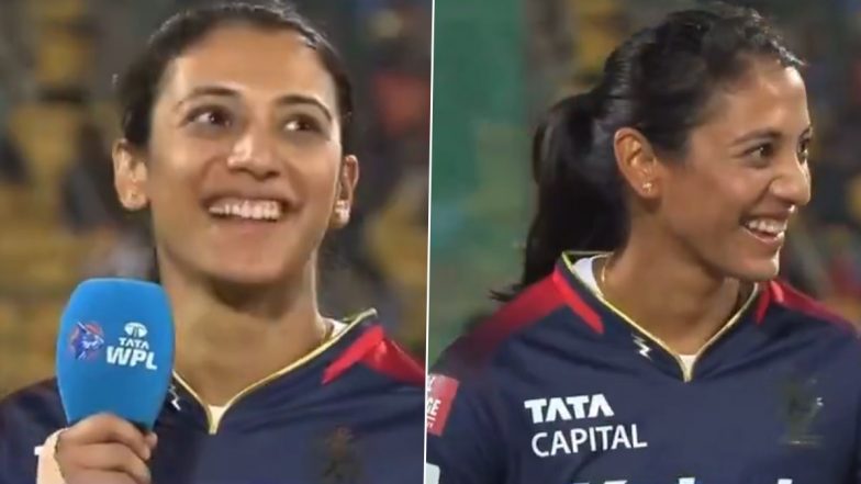 WPL 2024: स्मृति मंधाना का एम चिन्नास्वामी स्टेडियम में भारी भीड़ के साथ जोरदार स्वागत, वीडियो हुआ वायरल