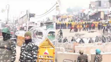 Farmers Protest: दिल्ली के बॉर्डर पर जुटने लगे किसान, भारी संख्या में सुरक्षाबलों को किया गया तैनात- VIDEO