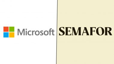 Microsoft Semaphore Partnership: माइक्रोसॉफ्ट ने न्यूज एजेंसी सेमाफोर के साथ की साझेदारी, एआई का करेगा इस्तेमाल