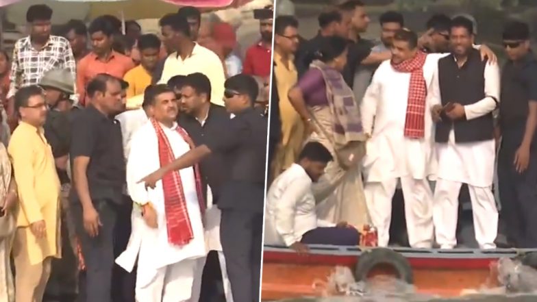 Sandeshkhali Case: संदेशखाली पहुंचे भाजपा नेता सुवेंदु अधिकारी, ममता सरकार पर लगाया गंभीर आरोप- VIDEO