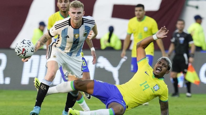 Football Paris 2024 Olympics: पुरुष फुटबॉल पेरिस ओलंपिक के लिए अर्जेंटीना ने किया क्वालीफाई, ब्राजील को 1-0 से दी मात