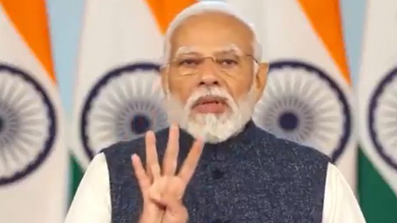 PM Modi on Indian Economy: पीएम मोदी ने भारतीय अर्थव्यवस्था की तारीफ की, कहा- हमने अपनी प्रतिबद्धताओं को समय से पहले पूरा किया- VIDEO