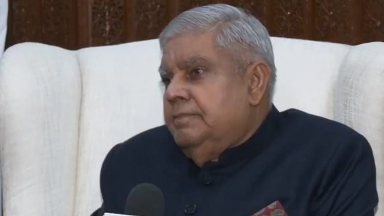 कुछ सदस्यों के अपमानजनक आचरण के कारण ‘तुरंत’ पद से इस्तीफा देने का विचार आया: धनखड़