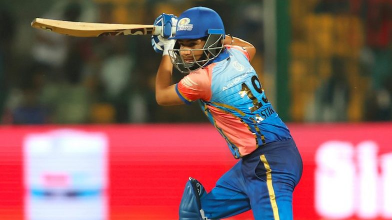 MI-W vs DC-W, WPL 2024 Live Score Updates: मुंबई इंडियंस को लगा तीसरा झटका, अरुंधति रेड्डी ने यास्तिका भाटिया को किया आउट
