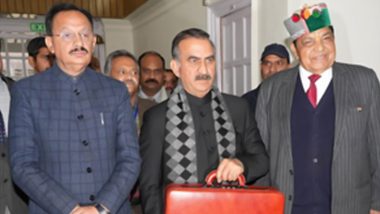 Himachal Budget 2024 : हिमाचल में 58444 करोड़ रुपये का बजट पेश, राजकोषीय घाटा 10784 करोड़ रुपये