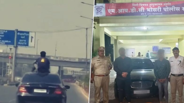 Moving Car Stunt Video: चलती कार की छत पर स्टंटबाजी! वीडियो वायरल, पुलिस ने युवक को ऐसे सिखाया सबक