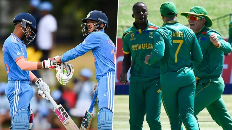 IND Beat SA, ICC U19 World Cup 2024: टीम इंडिया ने अंडर-19 विश्व कप के फाइनल में किया क्वालीफाई, दक्षिण अफ्रीका को सेमीफाइनल में दी शिकस्त