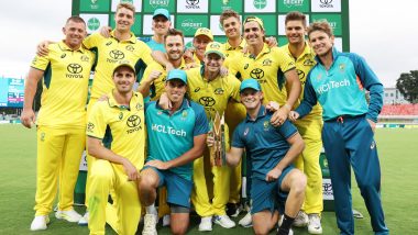 AUS Beat WI 3rd ODI 2024: तीसरे वनड़े में वेस्टइंडीज पर ऑस्ट्रेलिया ने दर्ज की 8 विकेट से बड़ी जीत, जेवियर बार्टलेट ने चटकाए 4 विकेट