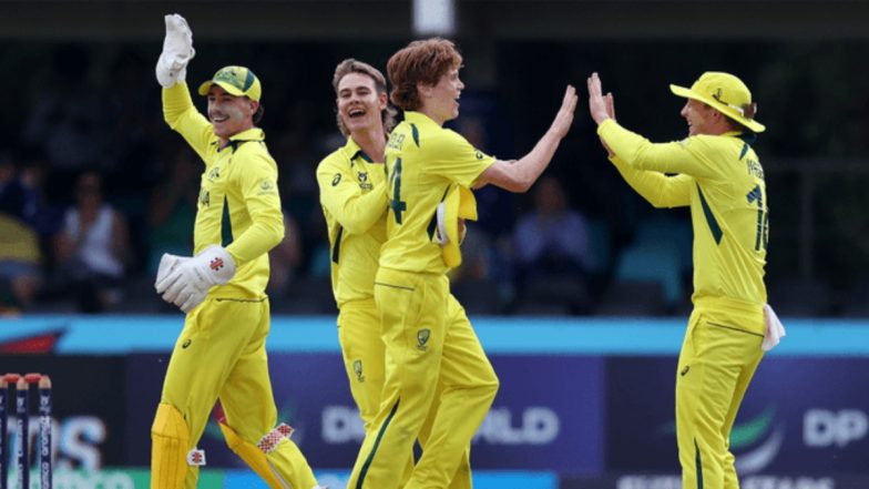 Australia Beat India, ICC U19 World Cup Final Live Score Update: टूटा करोड़ों भारतीयों का सपना, फाइनल मुकाबले में ऑस्ट्रेलिया ने टीम इंडिया को 79 रनों से हराया; चौथी बार अंडर19 वर्ल्ड कप के खिताब पर किया कब्जा