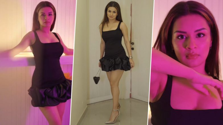Avneet Kaur ने ब्लैक बॉडीकॉन ड्रेस में ढाया इंस्टाग्राम पर कहर, खुले बाल और लाइट मेकअप ने लूटी महफिल (Watch Video)
