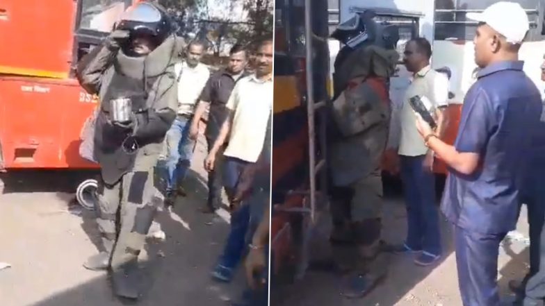 Bomb Found in MSRTC Bus: नागपुर में MSRTC की बस में जिंदा बम मिलने से हड़कंप, मौके पर BDDS की टीम मौजूद- VIDEO