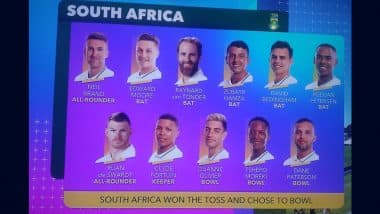 Kane- Glenn In SA Playing XI: दक्षिण अफ्रीका की प्लेइंग इलेवन में केन विलियमसन, ग्लेन फिलिप्स, ब्रॉडकास्टर के गलती से न्यूजीलैंड के खिलाड़ियों का हुआ मिक्सअप, फैंस ने किया रियेक्ट