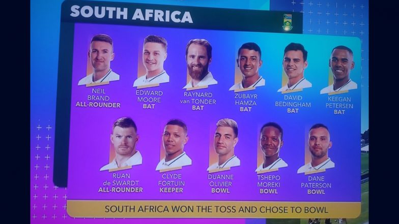 Kane- Glenn In SA Playing XI: दक्षिण अफ्रीका की प्लेइंग इलेवन में केन विलियमसन, ग्लेन फिलिप्स, ब्रॉडकास्टर के गलती से न्यूजीलैंड के खिलाड़ियों का हुआ मिक्सअप, फैंस ने किया रियेक्ट