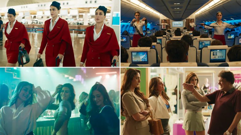 Crew Advance Booking: तब्बू, करीना कपूर और कृति सेनन स्टारर फिल्म 'क्रू' की एडवांस बुकिंग हुई शुरू, 29 मार्च को सिनेमाघरों में देगी दस्तक!