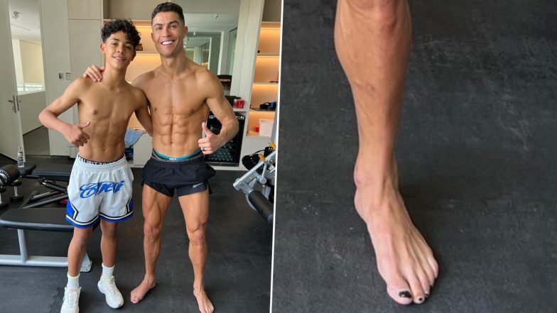 Cristiano Ronaldo Paints Toenails: क्या क्रिस्टियानो रोनाल्डो ने पैरों के&nbsp;नाखूनों में लगाया नेल पॉलिश?&nbsp;जानें क्या है&nbsp;वायरल&nbsp;फोटो की सच्चाई
