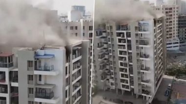 Pune Building Fire Video: पुणे में 11 मंजिला रिहायशी बिल्डिंग में लगी आग, दमकल की गाड़ियां मौके पर