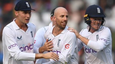 Jack Leach Ruled Out Test Series vs IND: इंग्लैंड टीम को तगड़ा झटका, बाएं घुटने की चोट के कारण भारत के खिलाफ टेस्ट सीरीज़ से बाहर हुए जैक लीच