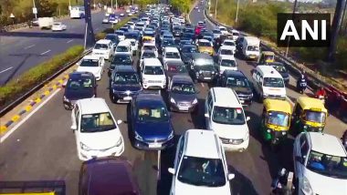 Traffic Jam Drone Video: सड़क पर किसान, जाम से 'त्राहिमाम'! विरोध मार्च के दौरान दिल्ली-नोएडा बॉर्डर की ड्रोन फुटेज आई सामने