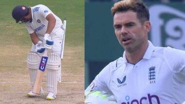 IND vs ENG 2nd Test 2024 Day 3 Live Score Updates: दूसरी पारी में टीम इंडिया को लगा पहला झटका, जेम्स एंडरसन ने रोहित शर्मा को किया आउट, देखें वीडियो