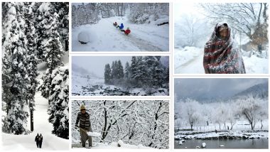 Kashmir: कश्मीर में शीतलहर से राहत नहीं, कई स्थानों पर तापमान शून्य से नीचे