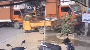 Hyderabad  Horrific Video:  हैदराबाद में ड्राइवर की बड़ी लापरवाही, लॉरी ने 8 साल के बच्चे को कुचला